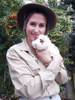 Pet sitter in Sevenoaks Lucy guinea pig Onyx